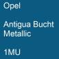 Preview: Opel, Antigua Bucht Metallic, 1MU.